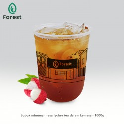 BUBUK MINUMAN LYCHEE TEA POWDER - FOREST BUBBLE DRINK